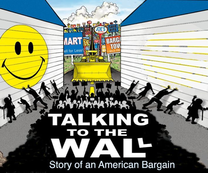 The poster for the Talking to the Wall documentary